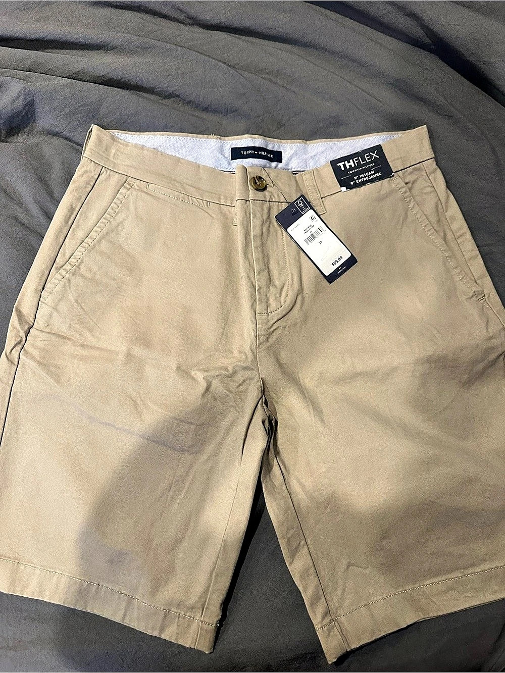 Tommy Hilfiger The Khaki The Flex Khaki Shorts Size 36 NWT